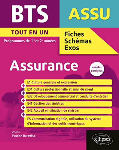 Beispielbild fr Bts Assurance : Tout-en-un, Programmes De 1re Et 2e Annes : Annales Corriges zum Verkauf von RECYCLIVRE