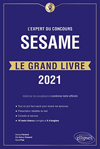 Stock image for L'Expert du concours SESAME - Le Grand Livre for sale by Ammareal