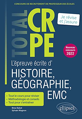 Stock image for L'preuve crite D'histoire, Gographie, Emc : Concours De Recrutement De Professeur Des coles : Je for sale by RECYCLIVRE