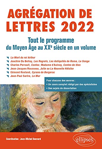 Stock image for Agrgation de Lettres: Tout le programme du Moyen Age au XXe sicle en un volume for sale by Ammareal