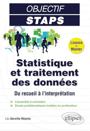 Imagen de archivo de Statistique et traitement des donnes: Du recueil  l?interprtation (Objectif STAPS) (French Edition) a la venta por Books Unplugged