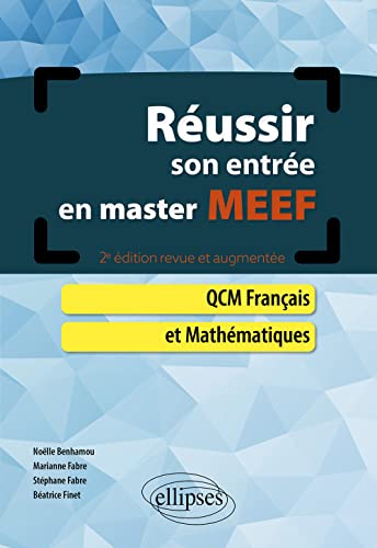 Stock image for Russir son entre en Master MEEF. QCM Franais et Mathmatiques for sale by medimops