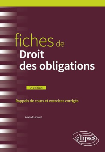 Stock image for Fiches de Droit des obligations for sale by medimops