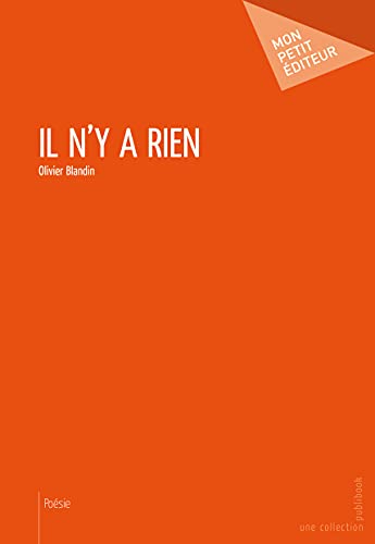 Stock image for Il n'y a rien for sale by medimops