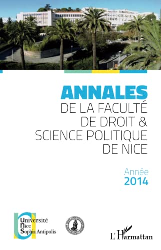 Beispielbild fr Annales de la facult de droit et science politique de Nice: Anne 2014 [Broch] runis par Yves Strickler, Textes zum Verkauf von BIBLIO-NET