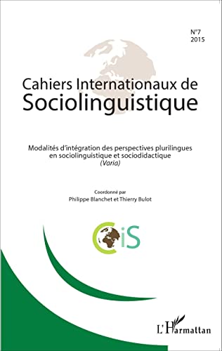 9782343065502: Modalits d'intgration des perspectives plurilingues en sociolinguistique et sociodidactique (Varia): 7