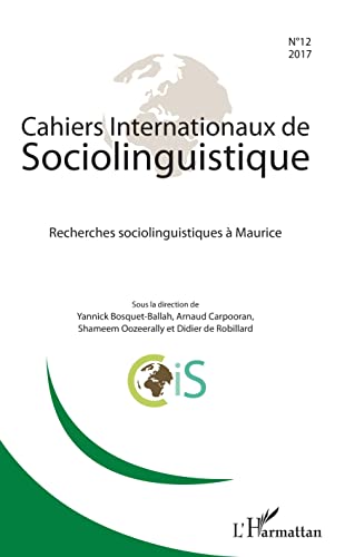 Beispielbild fr Recherches sociolinguistiques  Maurice (French Edition) zum Verkauf von Gallix