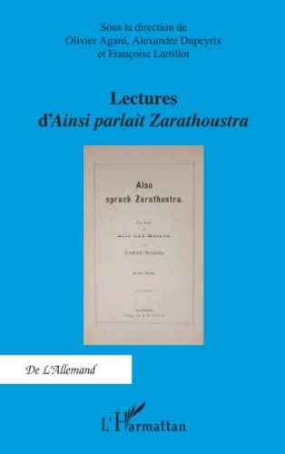 Stock image for Lectures d'Ainsi parlait Zarathoustra (French Edition) for sale by Gallix