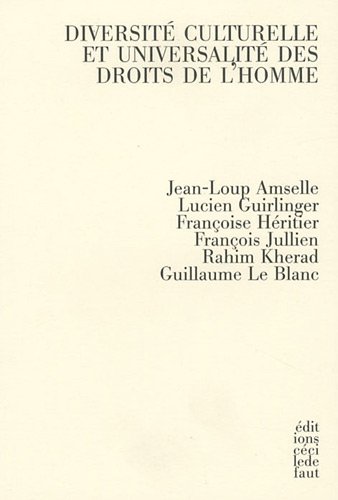 Beispielbild fr Diversite culturelle et universalite des droits de l'homme zum Verkauf von Librairie La Canopee. Inc.