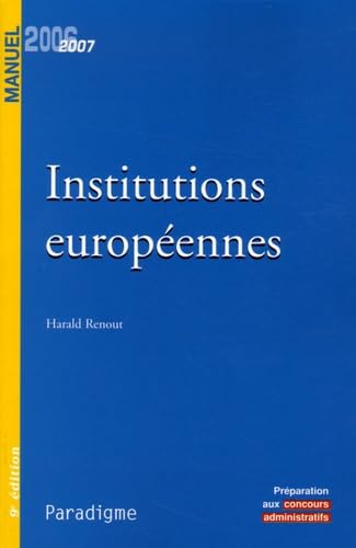 INSTITUTIONS EUROPEENNES