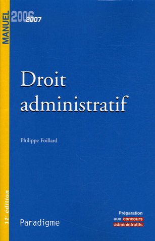 Beispielbild fr Droit administratif : Edition 2006-2007 zum Verkauf von Ammareal