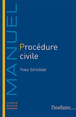 Beispielbild fr Procdure civile zum Verkauf von Ammareal
