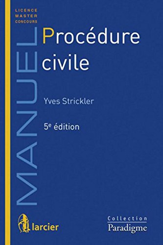 Beispielbild fr Procdure civile, 5me Ed zum Verkauf von Ammareal