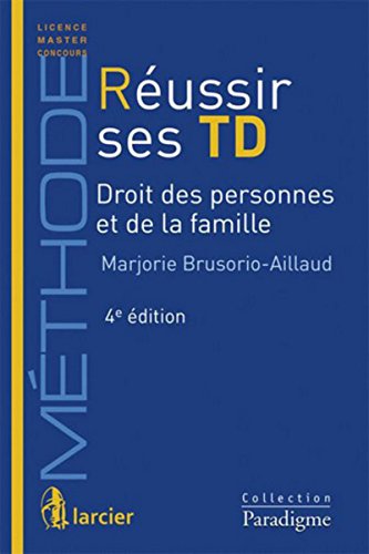 Beispielbild fr Russir ses TD en droit civil Tome 1- Personnes-Incapacits-Famille, 4me Ed zum Verkauf von Ammareal