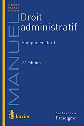 Stock image for Droit administratif, 3me Ed. for sale by Ammareal