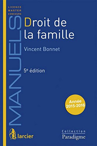 Beispielbild fr Droit de la famille, 5me Ed. zum Verkauf von Ammareal
