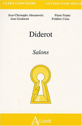 9782350300436: Diderot, Salons