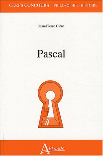 Beispielbild fr Pascal zum Verkauf von Gallix