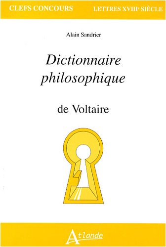 Beispielbild fr Dictionnaire philosophique de Voltaire zum Verkauf von medimops
