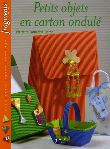 Beispielbild fr Petits objets en carton ondul zum Verkauf von Ammareal