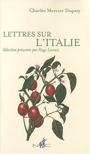 9782350390864: Lettres sur L'Italie