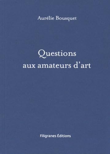 Beispielbild fr Questions d'artiste zum Verkauf von Ammareal