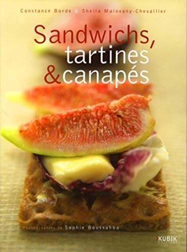 Stock image for Sandwichs, tartines & canaps for sale by Ammareal