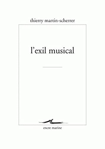 Beispielbild fr L'exil Musical zum Verkauf von RECYCLIVRE