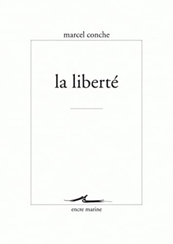 9782350880488: La libert (Encre Marine)