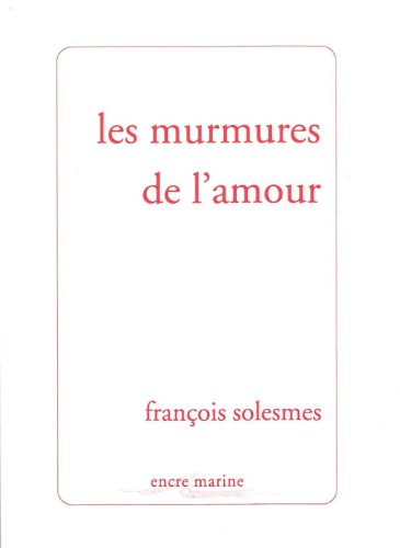 Imagen de archivo de Les murmures de l'amour a la venta por Ammareal