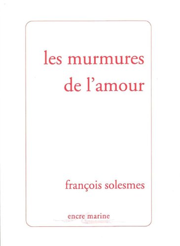 Stock image for Les murmures de l'amour for sale by Ammareal