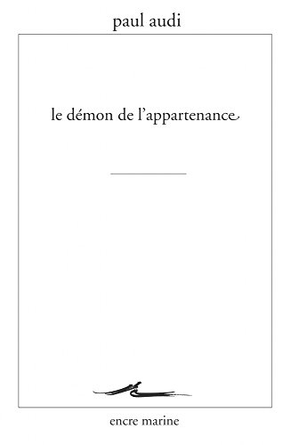 Stock image for Demon de l'appartenance for sale by ISD LLC