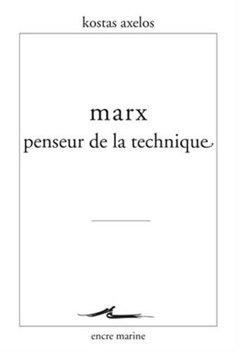9782350880846: Marx, penseur de la technique