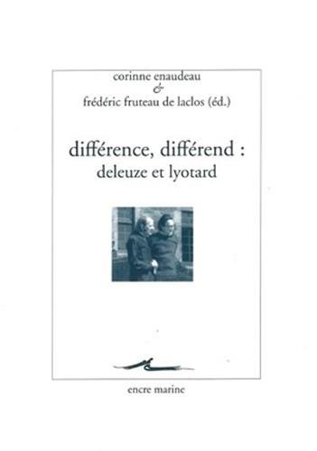 9782350880884: Difference, Differend: Deleuze Et Lyotard (Encre Marine)