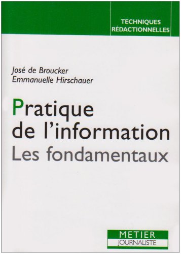 Stock image for Pratique de l'information: Les fondamentaux for sale by Ammareal