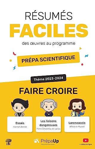 Beispielbild fr Rsums Faciles Des Oeuvres Au Programme, Prpa Scientifique : Faire Croire : Thme 2023-2024 zum Verkauf von RECYCLIVRE