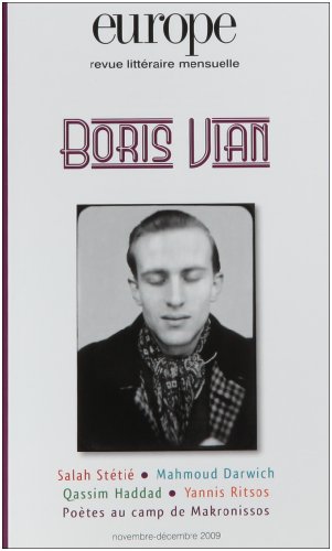Beispielbild fr Europe, N 967-968 : Boris Vian zum Verkauf von Ammareal
