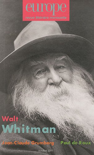 Beispielbild fr Europe, N 990. Walt Whitman zum Verkauf von RECYCLIVRE