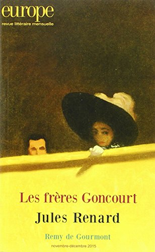 Beispielbild fr LES FRERES GONCOURT / JULES RENARD N1039-1040 zum Verkauf von Ammareal