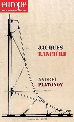 Beispielbild fr Jacques Ranciere - Andrei Platonov - N 1097-1098 Septembre-Octobre 2020 zum Verkauf von medimops