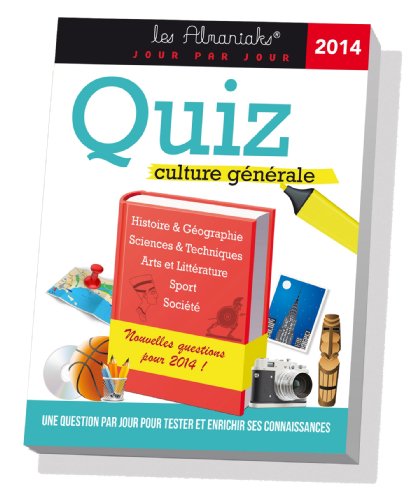 Beispielbild fr ALMANIAK QUIZ CULTURE GENERALE 2014 zum Verkauf von Ammareal