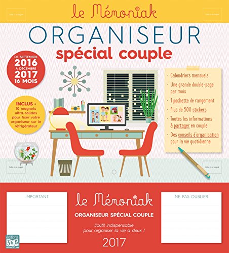 9782351557761: Organiseur Mmoniak spcial Couple 2016-2017 (ORGANISEURS FAMILIAUX MEMONIAK)