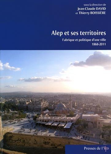 9782351593899: Alep et ses territoires: Fabrique et politique d'une ville (1868-2011)