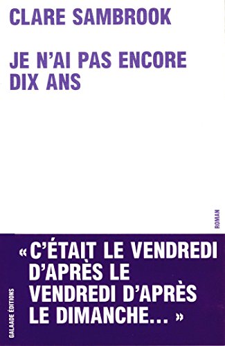 Stock image for Je n'ai pas encore dix ans for sale by Ammareal