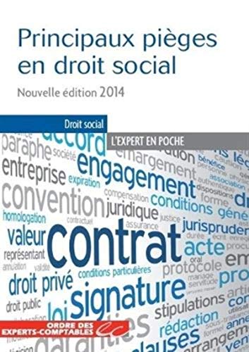 Beispielbild fr Principaux piges en droit social - Nouvelle dition 2014 zum Verkauf von Ammareal