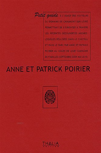 Imagen de archivo de ANNE ET PATRICK POIRIER. PETIT GUIDE A L'USAGE DES VISITEURS . a la venta por Librairie rpgraphic