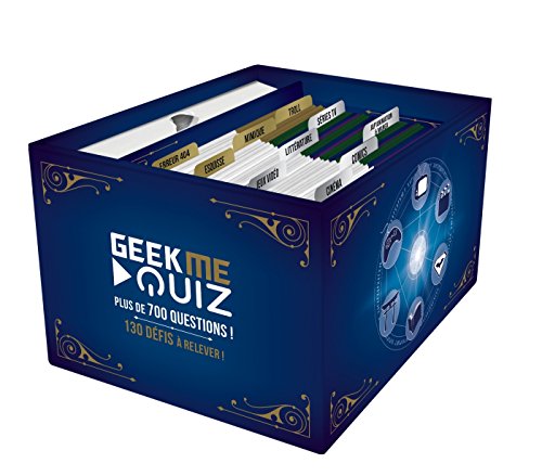 9782352948940: Geek Me quiz: Contient : 1 livret, 1 sablier, 700 questions