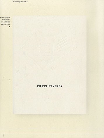 Beispielbild fr Pierre Reverdy. zum Verkauf von Wittenborn Art Books