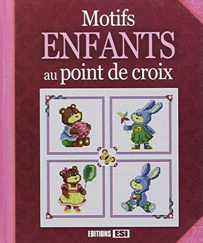 Beispielbild fr Motifs enfants au point de croix zum Verkauf von Reuseabook