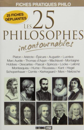 Beispielbild fr Les 25 Philosophes Incontournables : Fiches Pratiques Philo zum Verkauf von RECYCLIVRE